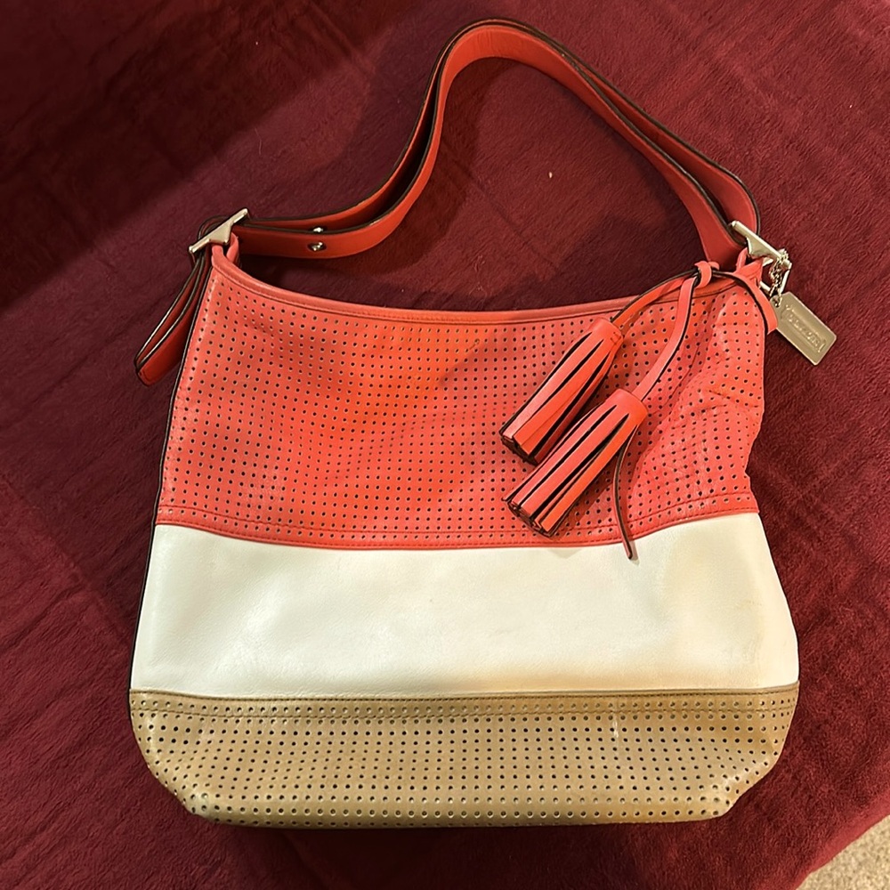 COACH Bucket Leather Purse